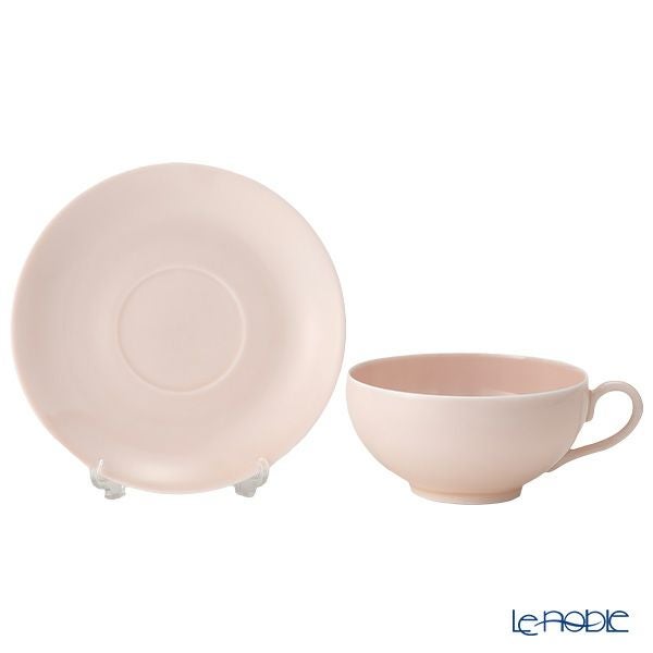 西川貞三郎商店 NISHIKAWA JAPAN KATA エッグシェル／卵殻手（らんかくで） ティーカップ＆ソーサー 花雲 ピンク 220ml NJ07-005