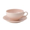 西川貞三郎商店 NISHIKAWA JAPAN KATA エッグシェル／卵殻手（らんかくで） ティーカップ＆ソーサー 花雲 ピンク 220ml NJ07-005
