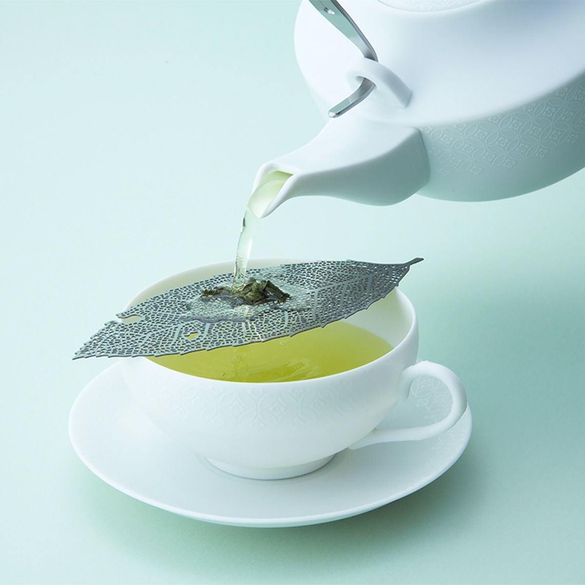 西川貞三郎商店 NISHIKAWA JAPAN YOO コースター／茶こし 茶の葉 NJ08-001 ステンレス製