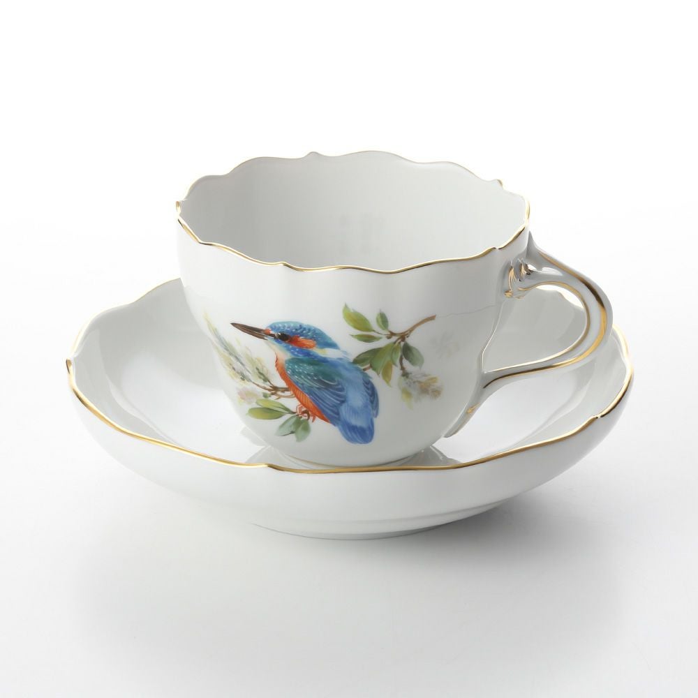 マイセン（Meissen） 鳥 260210／00582／Kingfisher コーヒーカップ