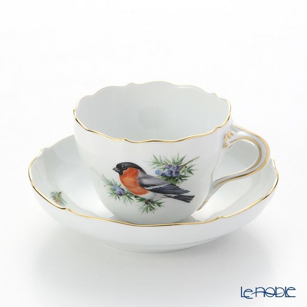 マイセン（Meissen） 鳥 260210／00582／Bullfinch コーヒーカップ＆ソーサー 200ml ウソ