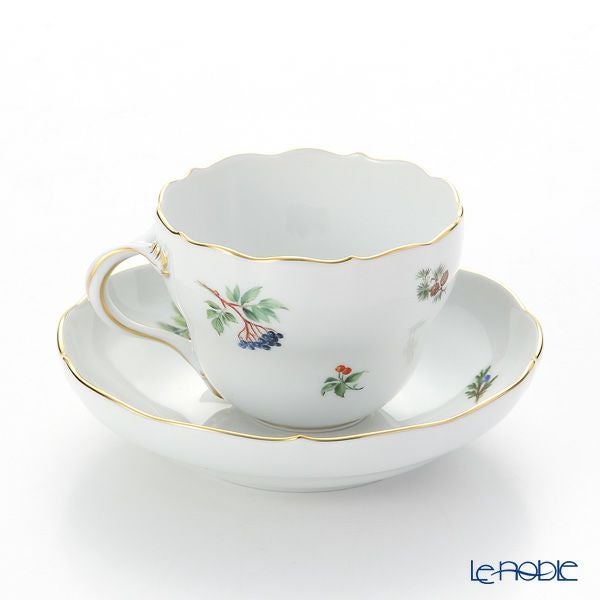 マイセン（Meissen） 鳥 260210／00582／Blue Titmouse コーヒーカップ＆ソーサー 200ml アオガラ