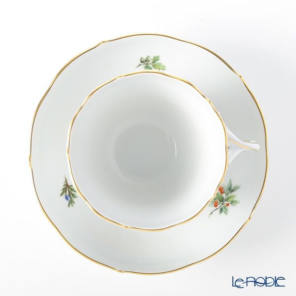 マイセン（Meissen） 鳥 260210／00582／Blue Titmouse コーヒーカップ＆ソーサー 200ml アオガラ