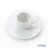 ドグレーヌ パリ サラムホワイト コーヒーカップ＆ソーサー 110ml