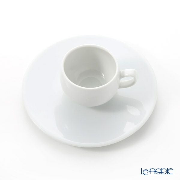 ドグレーヌ パリ サラムホワイト コーヒーカップ＆ソーサー 110ml