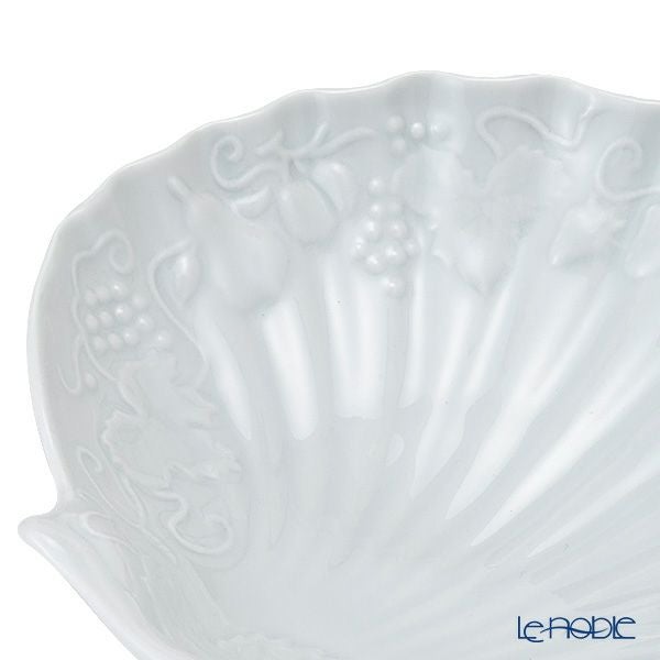フィリップ・デズリエ ブラン（California） スキャロップディッシュ／変形皿 16cm