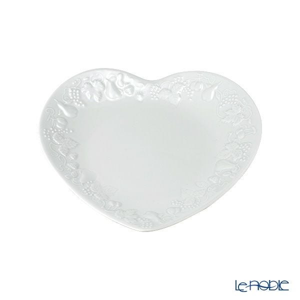 フィリップ・デズリエ ブラン（California） ハートディッシュ 20.5cm