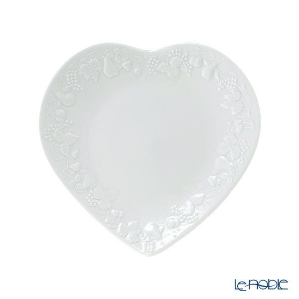 フィリップ・デズリエ ブラン（California） ハートディッシュ 20.5cm