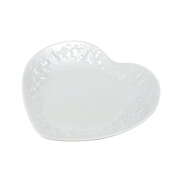 フィリップ・デズリエ ブラン（California） ハートディッシュ 20.5cm