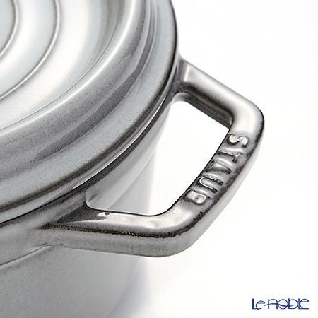 ストウブ（staub） ピコ・ココット ラウンド 16cm／1.2L グレイ
