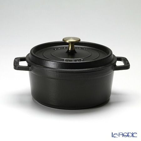 ストウブ（staub） ピコ・ココット ラウンド 18cm／1.7L ブラック