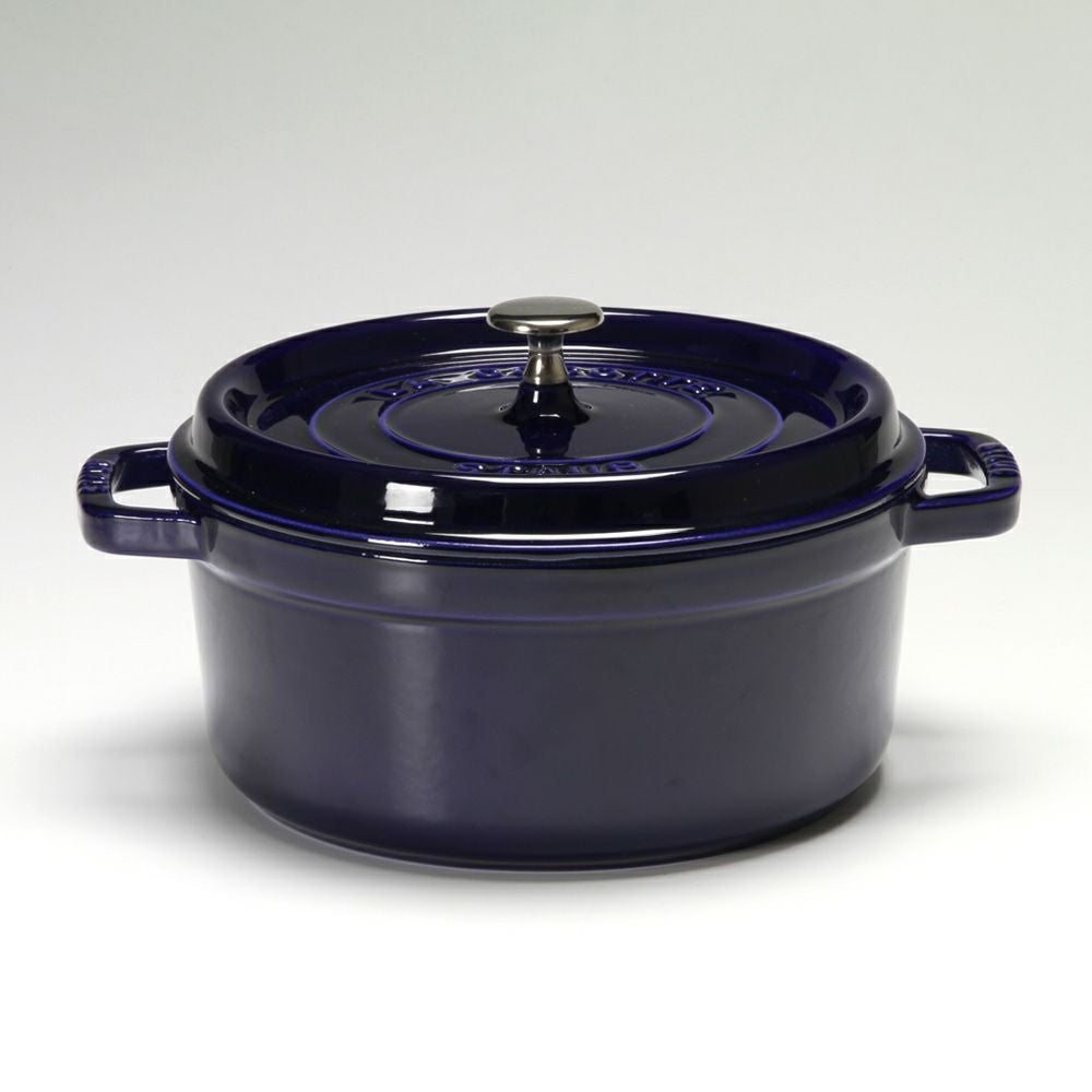 ストウブ（staub） ピコ・ココット ラウンド 24cm／3.8L グランブルー