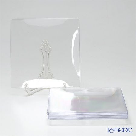 ソリア（solia） プレートコレクション フルイドプレート 16cm クリア PL20230 10枚入