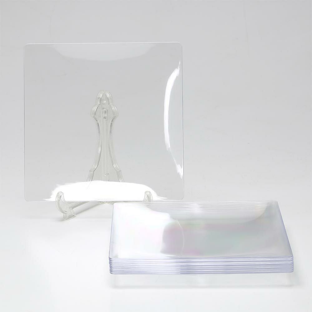 ソリア（solia） プレートコレクション フルイドプレート 16cm クリア PL20230 10枚入