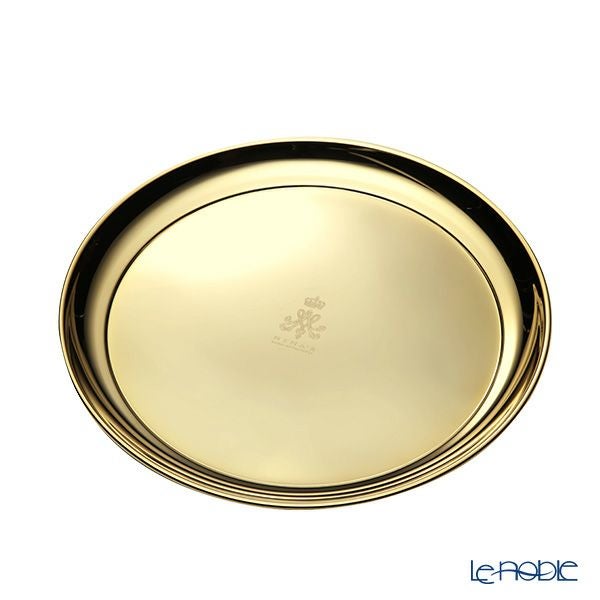 ニナス オリジナル マリーアントワネット クイーンズ ゴールドコレクション トレイ 30.5cm ラウンド 円形 ステンレス製 24金メッキ