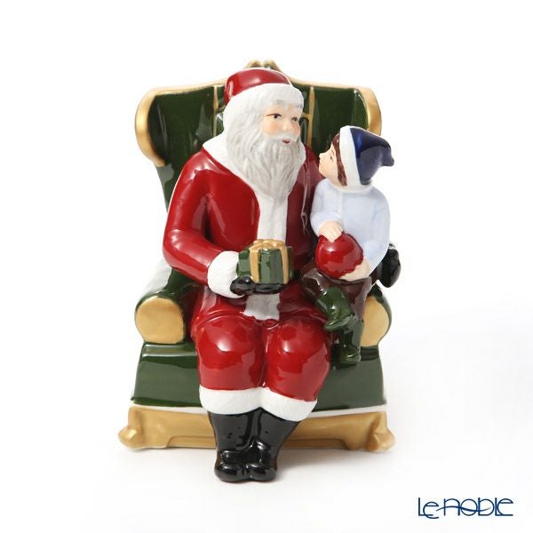 ビレロイ＆ボッホ（Villeroy＆Boch） クリスマストイズ オルゴール 椅子の上のサンタ 6636