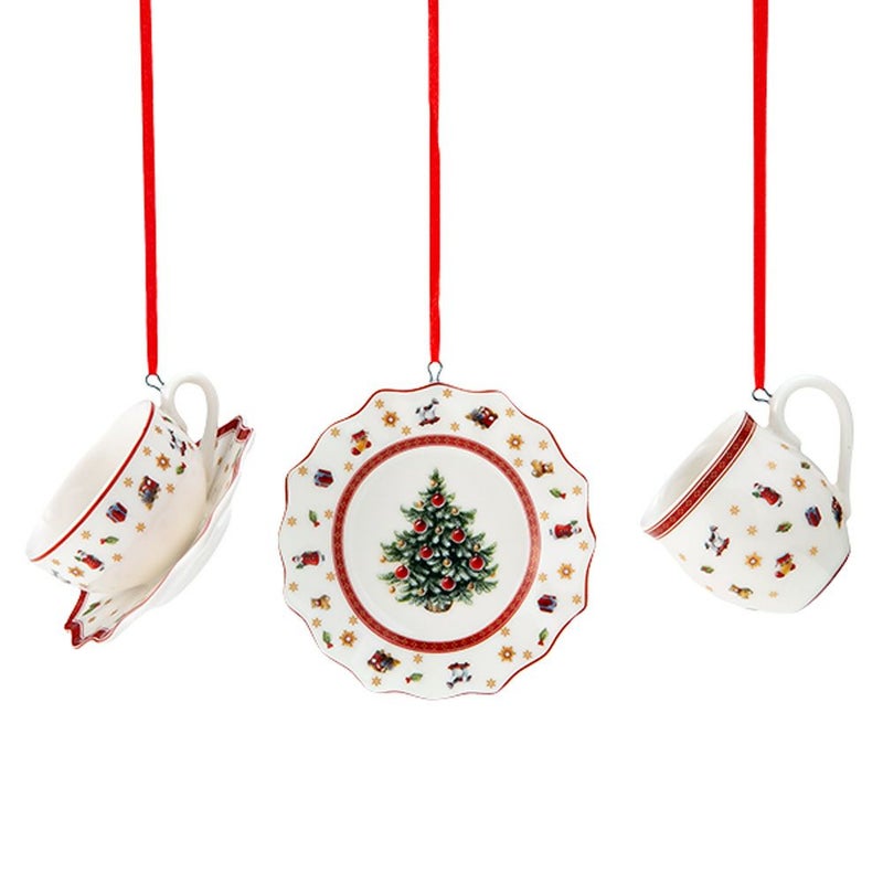 ビレロイ＆ボッホ（Villeroy＆Boch） トイズデライトデコレーション オーナメント3個セット 6664