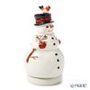 ビレロイ＆ボッホ（Villeroy＆Boch） ノスタルジックメロディー オルゴール スノーマン 15cm 6303