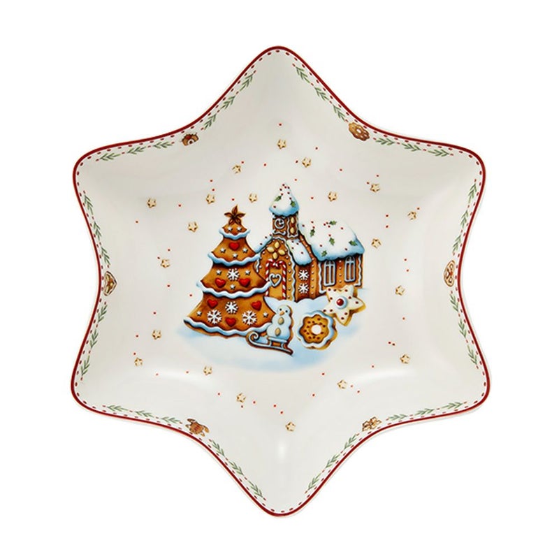 ビレロイ＆ボッホ（Villeroy＆Boch） ウィンターベーカリーデライト トレイ 24.5cm スター 3770