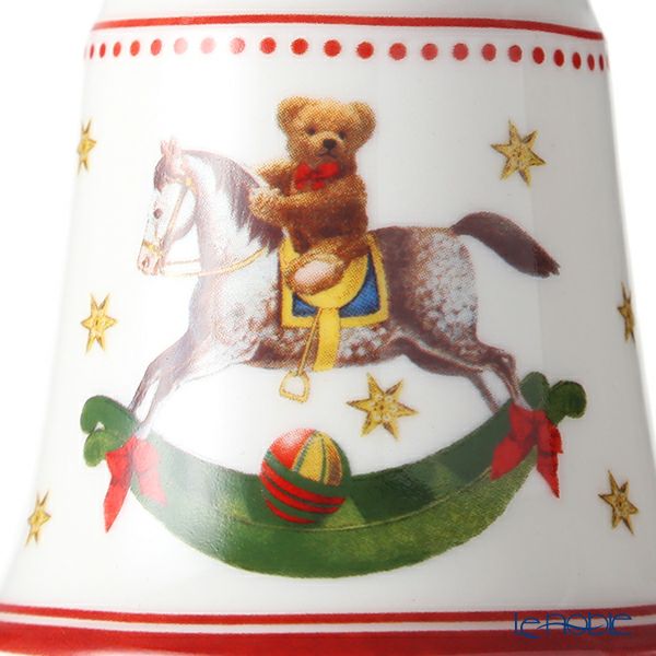 ビレロイ＆ボッホ（Villeroy＆Boch）マイクリスマスツリー オーナメント ベル レッド 6849