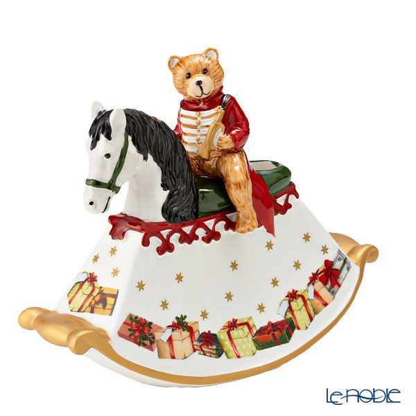 ビレロイ＆ボッホ（Villeroy＆Boch）クリスマストイズ キャンドルホルダー ロッキングホース 6551※キャンドルは付属しておりません。