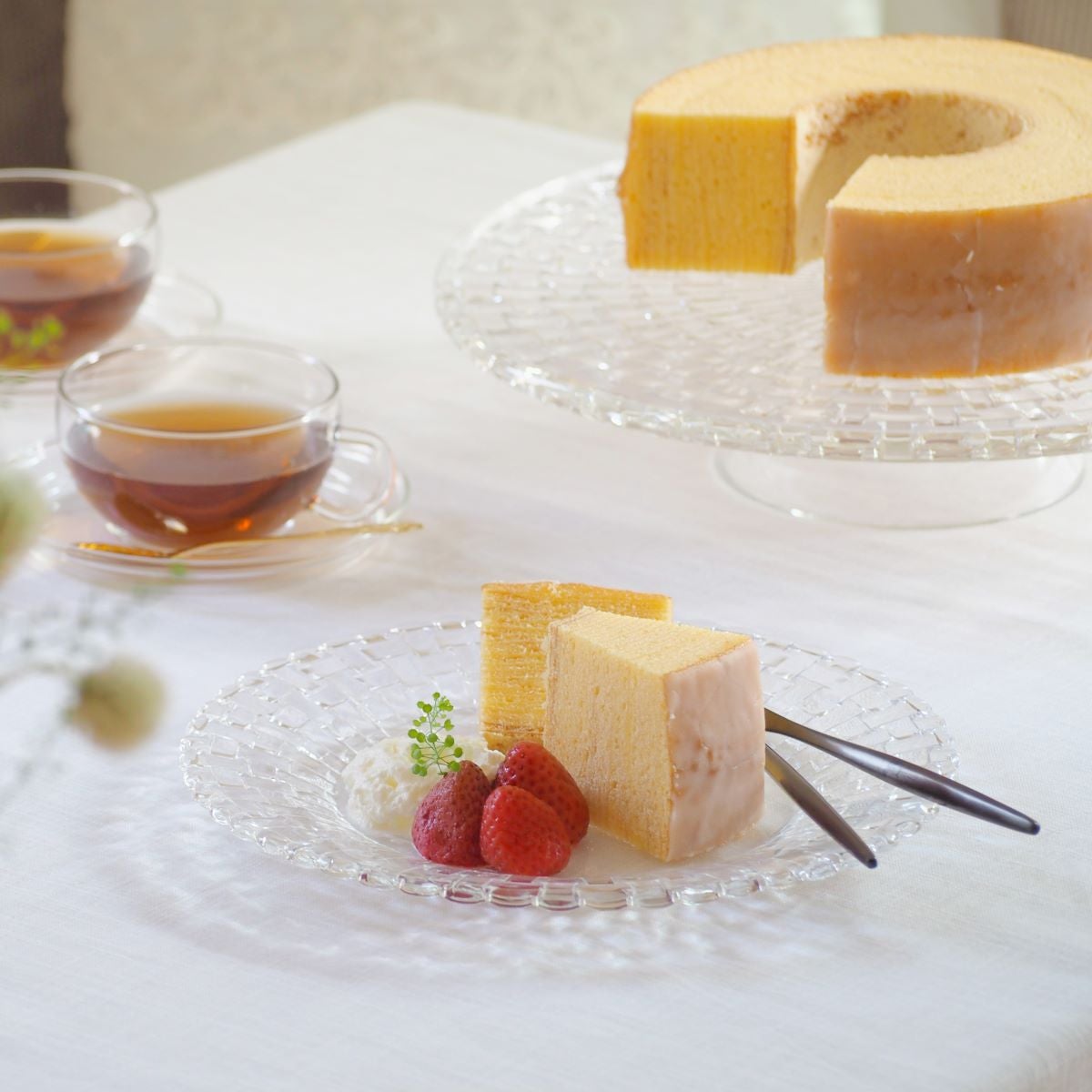 ナハトマン ボサノバ 77809 ケーキスタンド／チップアンドディップ 32cm