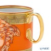 ローゼンタール ヴェルサーチェ／ヴェルサーチ VERSACE メドゥーサ アンプリファイド マグカップ オレンジ 300ml