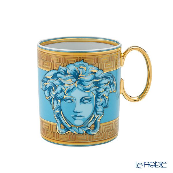 ローゼンタール ヴェルサーチェ／ヴェルサーチ VERSACE メドゥーサ アンプリファイド マグカップ ブルー 300ml