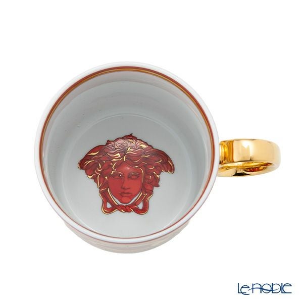 ローゼンタール ヴェルサーチェ／ヴェルサーチ VERSACE メドゥーサ ガーランド マグカップ レッド 300ml