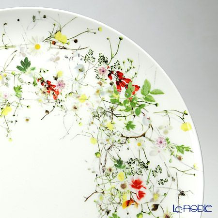 ローゼンタール Fleurs Sauvages 野花 サービスプレート 32cm