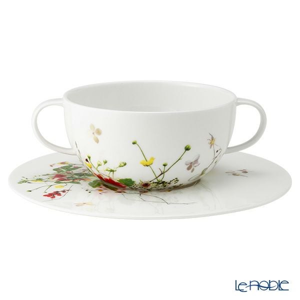 ローゼンタール Fleurs Sauvages 野花 スープカップ＆ソーサー 370ml