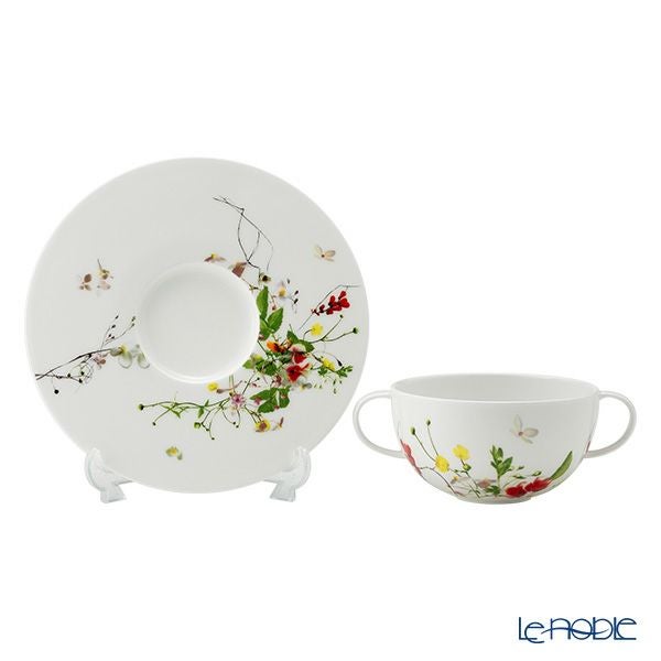 ローゼンタール Fleurs Sauvages 野花 スープカップ＆ソーサー 370ml