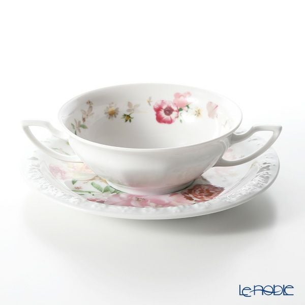 ローゼンタール マリアピンクローズ スープカップ＆ソーサー 270ml