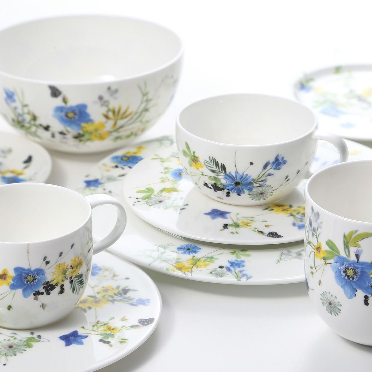 ローゼンタール アルプスの花／アルプスフラワー コーヒー カップ＆ソーサー 200ml