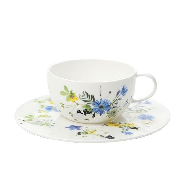 ローゼンタール アルプスの花／アルプスフラワー ティーカップ＆ソーサー 250ml