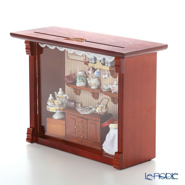 ロイター・ポーセリン ティー ショップ 001.700／9 ミニチュア ピクチャーボックス M ガラス板付