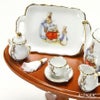 ロイター・ポーセリン ビアトリクスポター 060821／0 ピーターラビット ミニチュア コーヒーテーブルセット