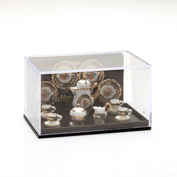 ロイター・ポーセリン アイリッシュ ゴールド001.354／6 ミニチュア コーヒーセット （4客）