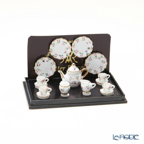 ロイター・ポーセリン チェリー 001.365／6 ミニチュア ティーセット （4客）