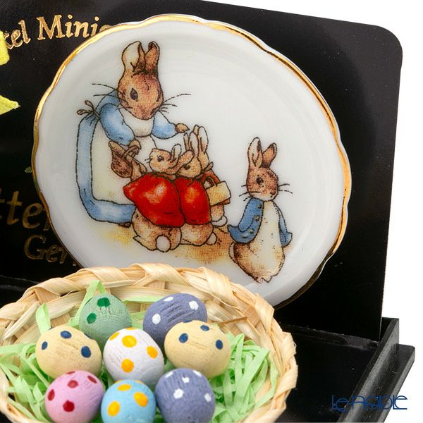 ロイター・ポーセリン ビアトリクスポター 001.321／6 イースター ミニチュア バニーセット