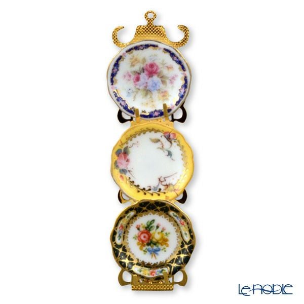 ロイター・ポーセリン クラシック ローズ 001.389／6 ミニチュア プレートラック