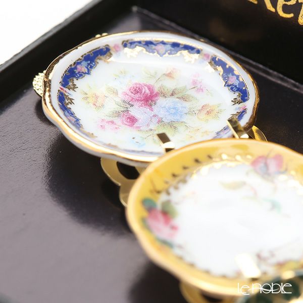 ロイター・ポーセリン クラシック ローズ 001.389／6 ミニチュア プレートラック