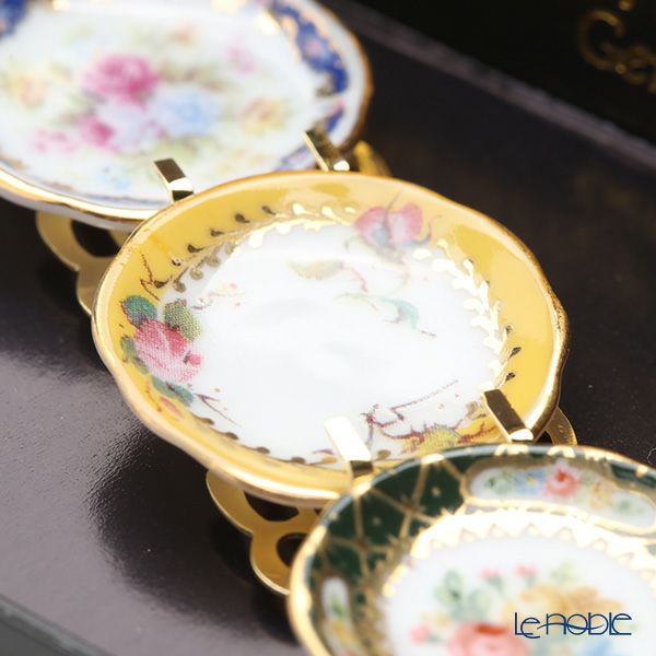 ロイター・ポーセリン クラシック ローズ 001.389／6 ミニチュア プレートラック