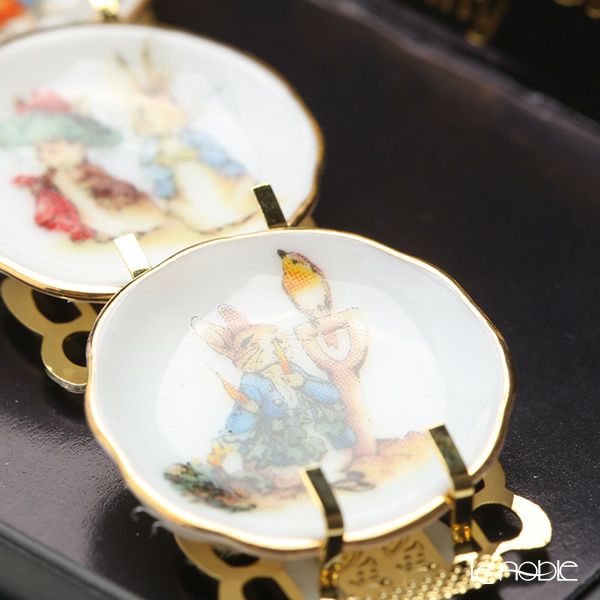 ロイター・ポーセリン ビアトリクスポター 056.389／6 ミニチュア プレートラック