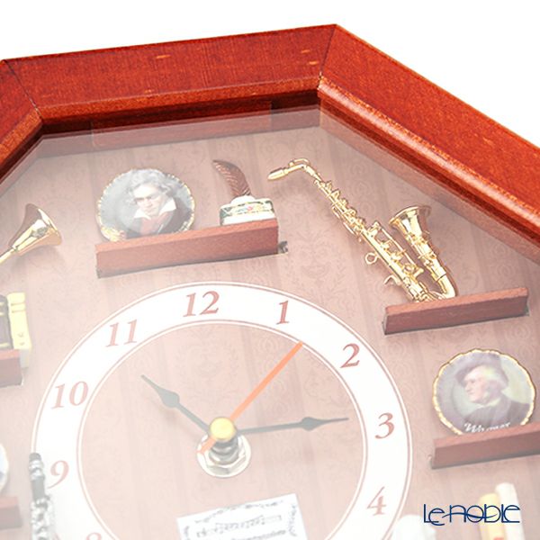 ロイター・ポーセリン ミュージック 001.668／1 ウォールクロック 22×4.5×22cm