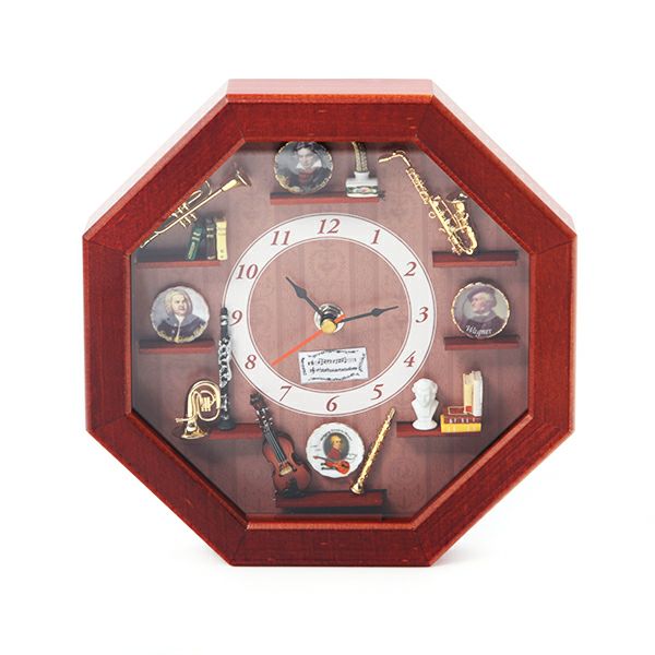 ロイター・ポーセリン ミュージック 001.668／1 ウォールクロック 22×4.5×22cm