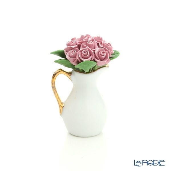 ロイター・ポーセリン ローズ ブーケ 001.359／5 ミニチュア ジャー