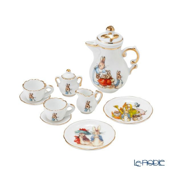 ロイター・ポーセリン ビアトリクスポター／ピーターラビット ミニチュア ティーセット 060.450／3