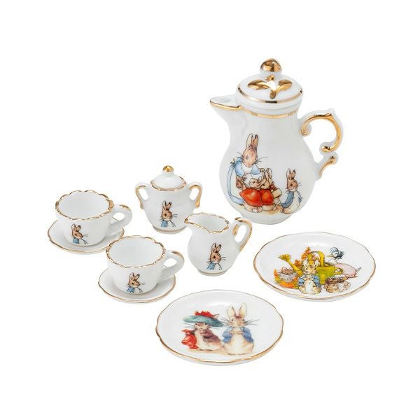 ロイター・ポーセリン ビアトリクスポター／ピーターラビット ミニチュア ティーセット 060.450／3