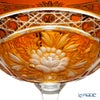 アルンシュタットクリスタル アルンシュタットフラワー ボウル 25cm アンバー（色被せガラス） 31495